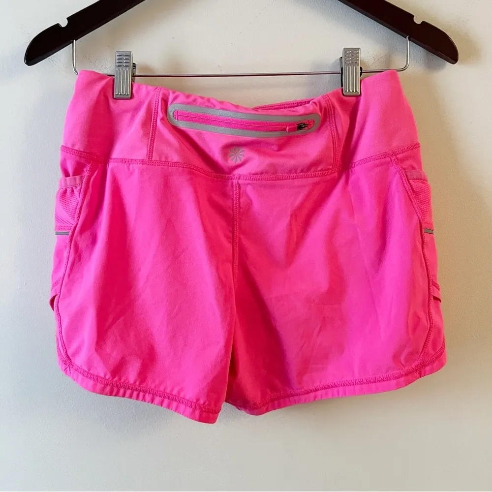 Athleta  Ready Set Shorts (2) Pair Bundle Blue & Pink Size XS Running Athletic - Image 10