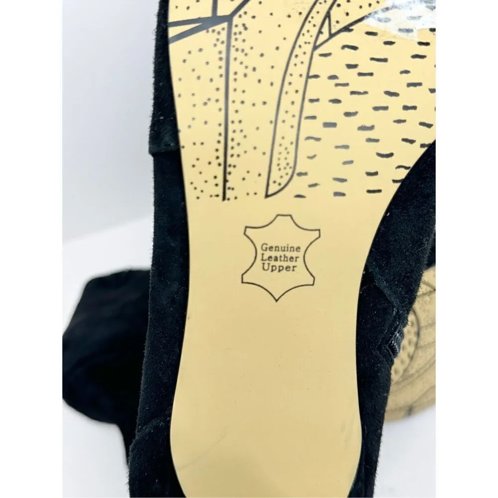 Bella Vita Booties Womens Bindi Shoot Black Kid Suede Leather Size 8 WIDE - Image 8