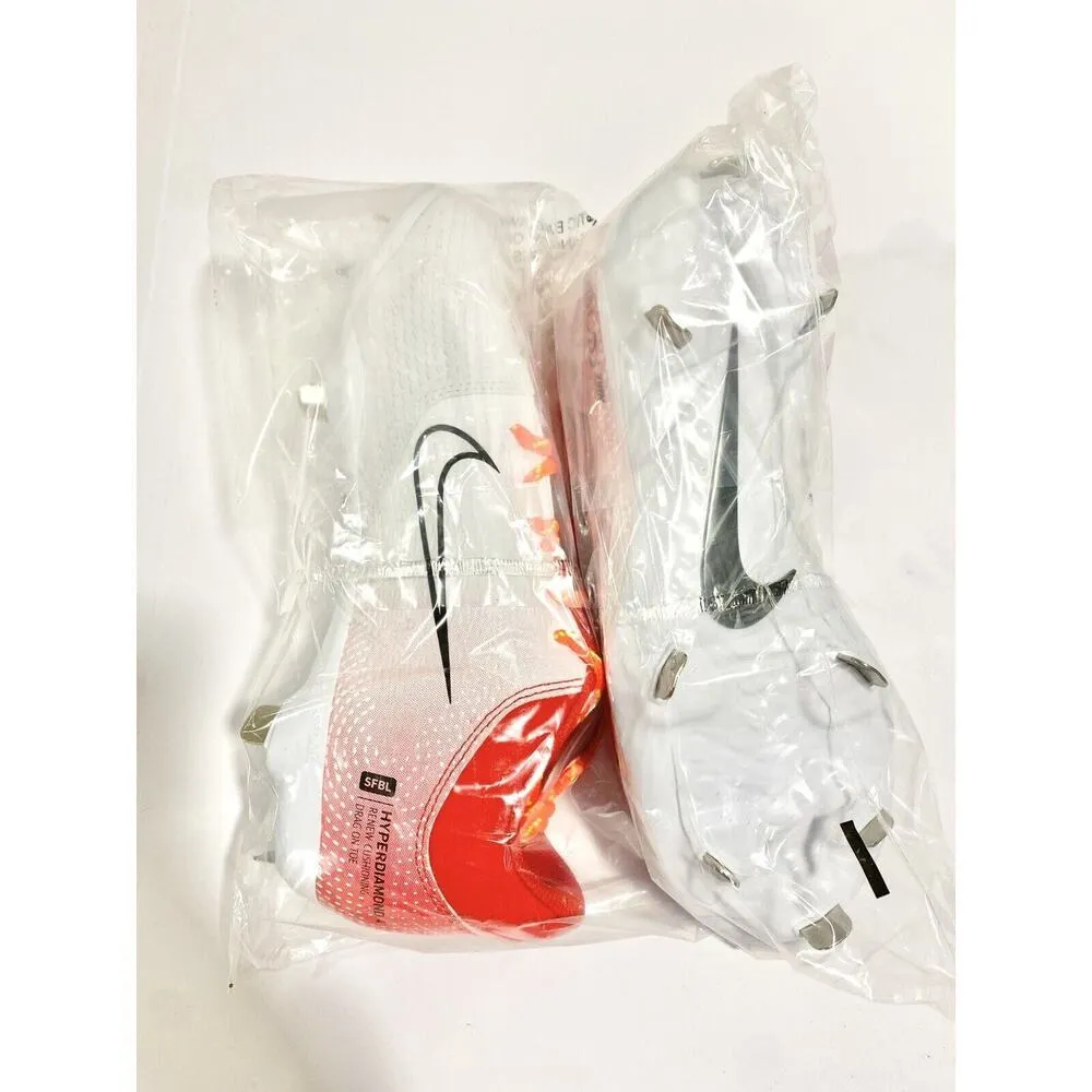 Nike Hyperdiamond 4 Pro Cleats Women’s Size 9 Red White Metal Fastpitch NWT - Image 9