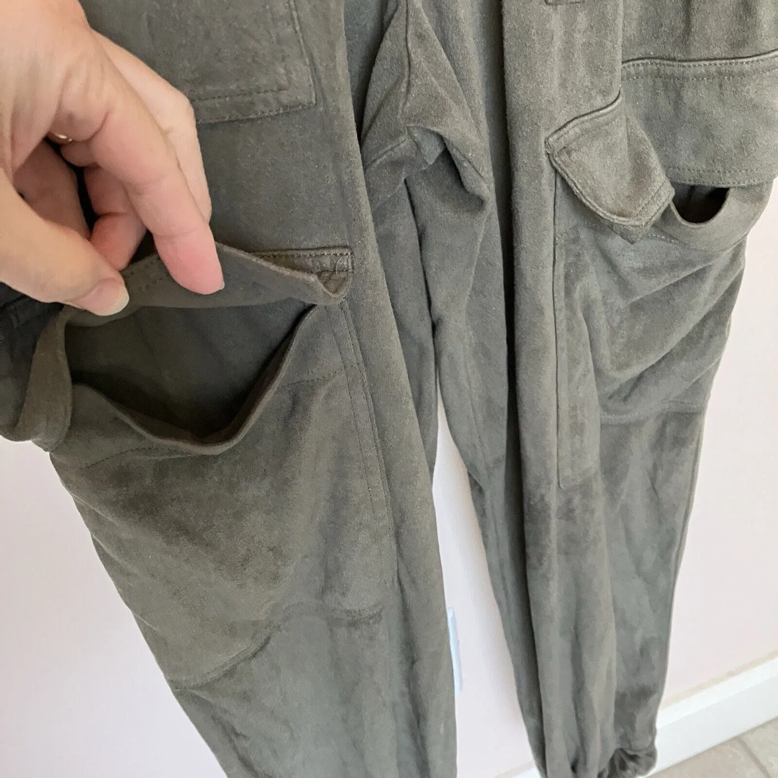 Hyfve Pants Women’s Medium Baggy Cargo High Rise Pull On Joggers - Image 4