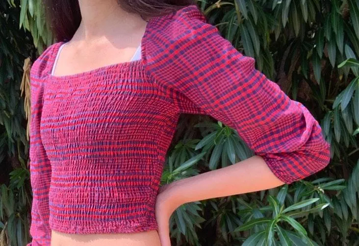 Stripe Square Neck Top - Image 8