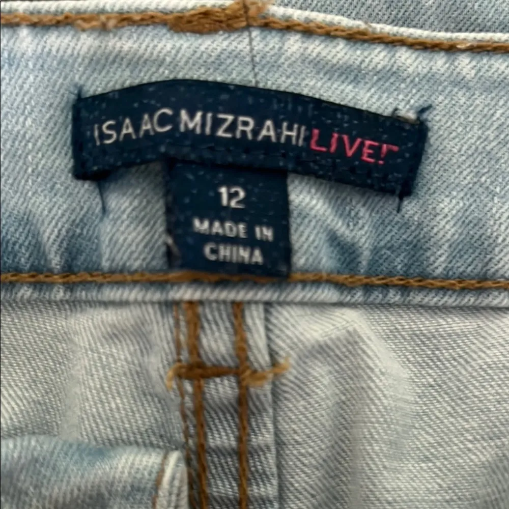Issac Mizrahi Live Cropped High Rise Jeans - Image 2