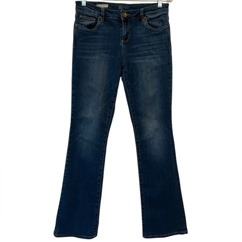 Kut Womens Karen Baby Boot Cut 5 Pocket Mid Rise Women Size 6 - Image 3