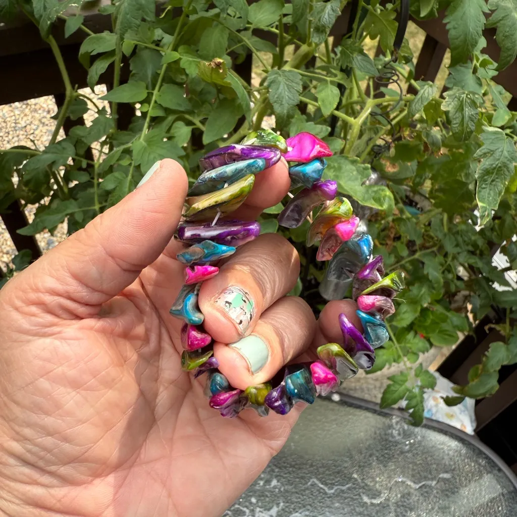 Source Unknown Multicolor Bracelet Purple - Image 5