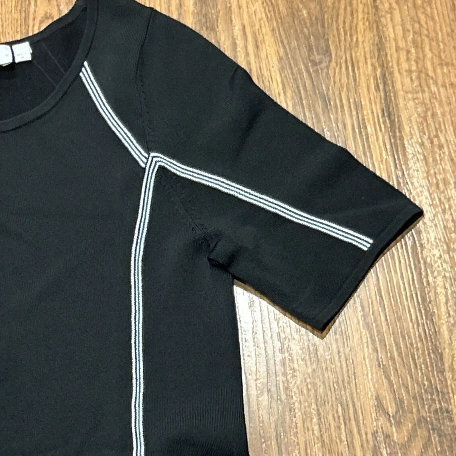 ALC Dress Womens Small Black Bodycon Stretch Rayon Knit Evans Bandage Celebrity - Image 6