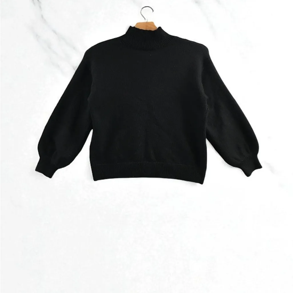Nine West- Long Sleeve Black Women's Sweater Size Large - Image 2