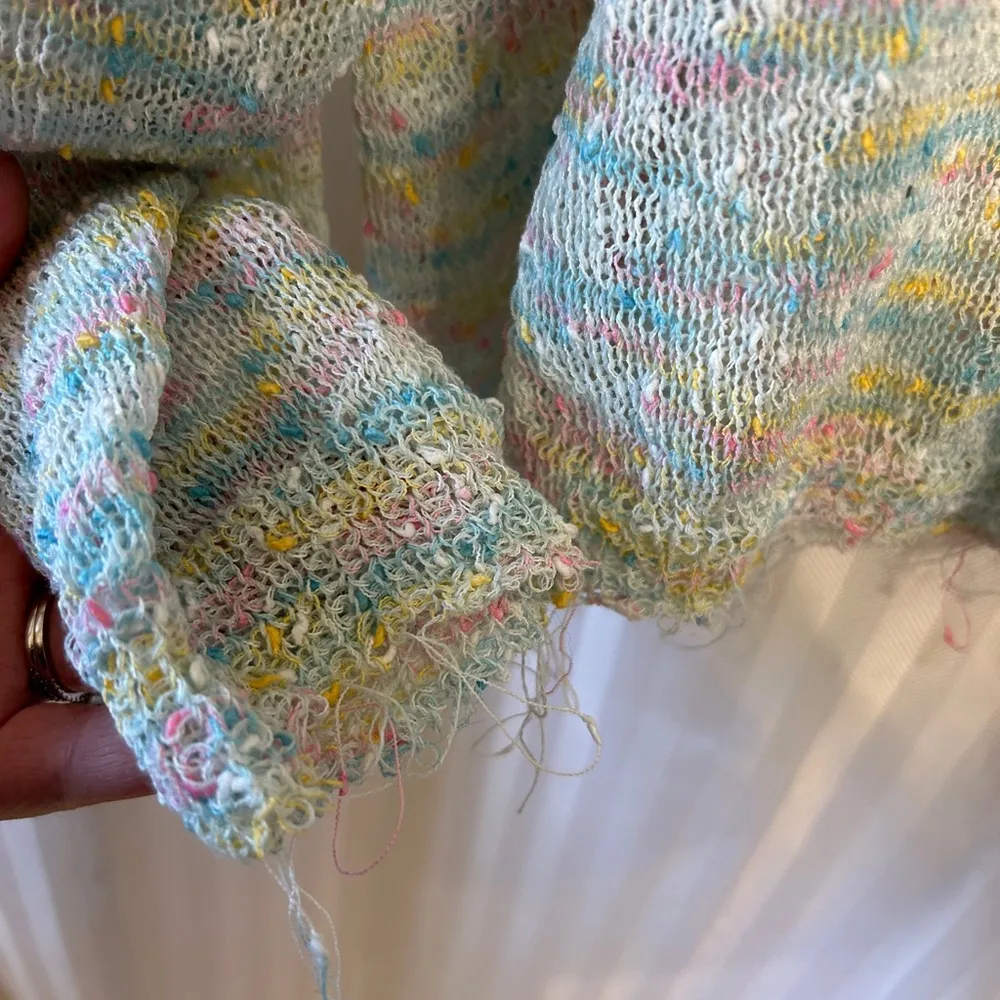 Easel Cotton Candy Sweater - Size Medium - Image 4