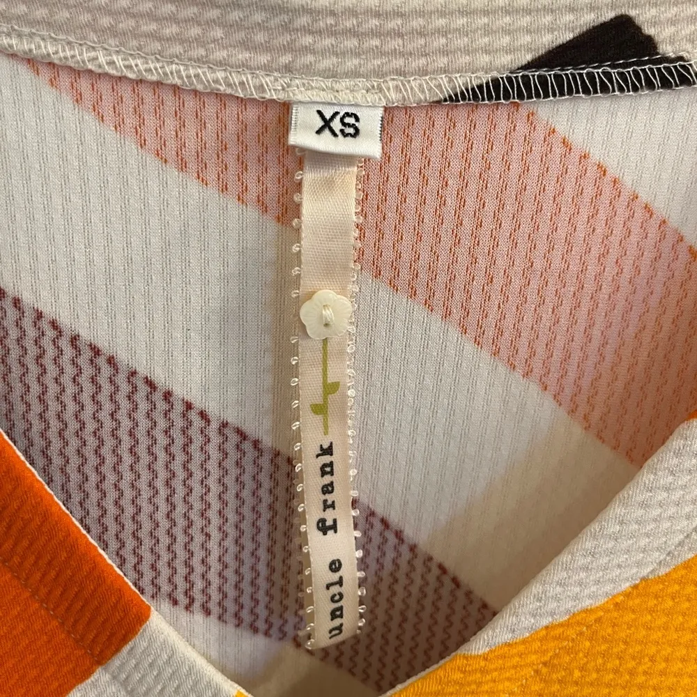 Anthropologie Uncle Frank Mid Mod Retro Abstract Swing Dress XS - Image 2