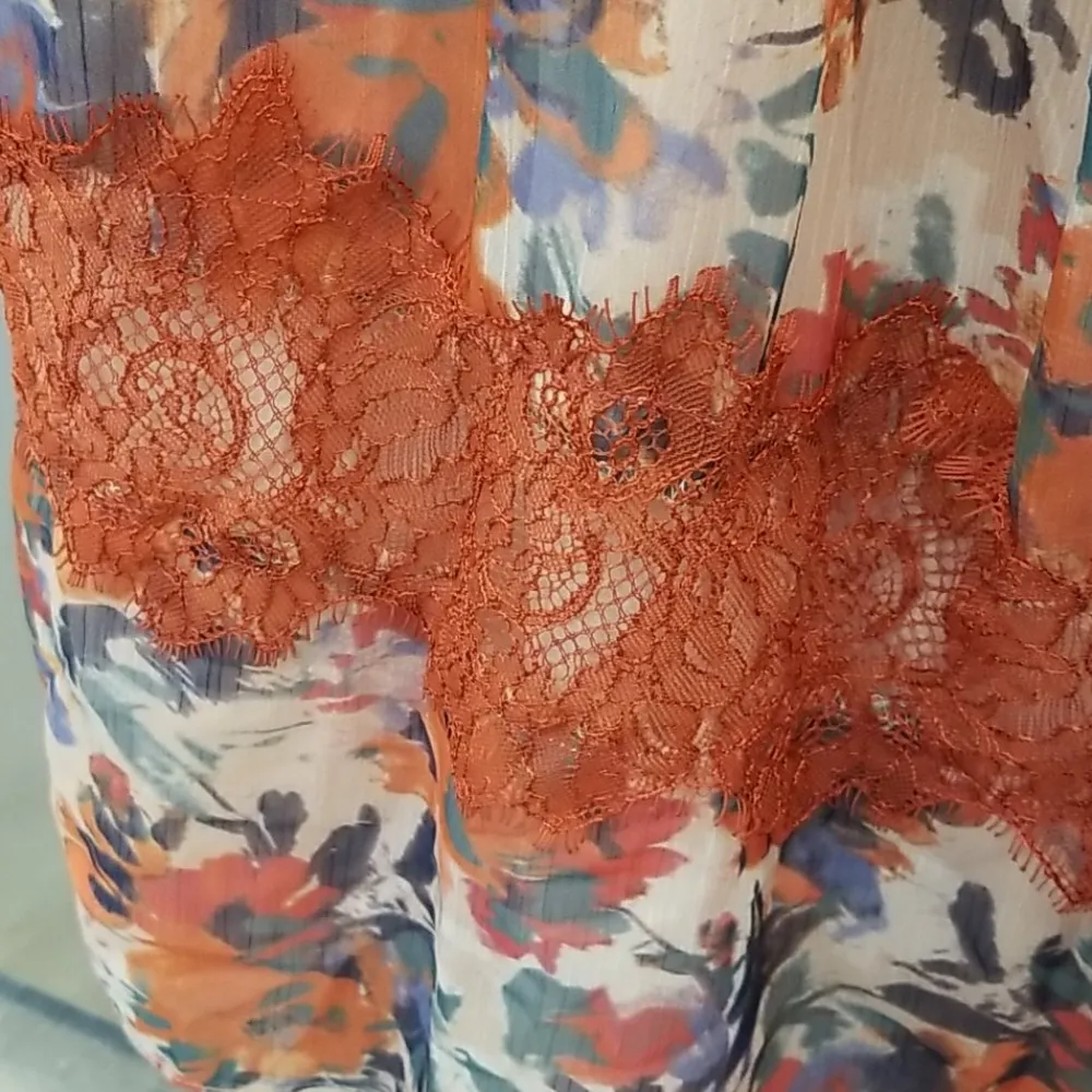 💕ADELYN RAE💕 Boho Pattern Ruffle Maxi Dress - Image 5