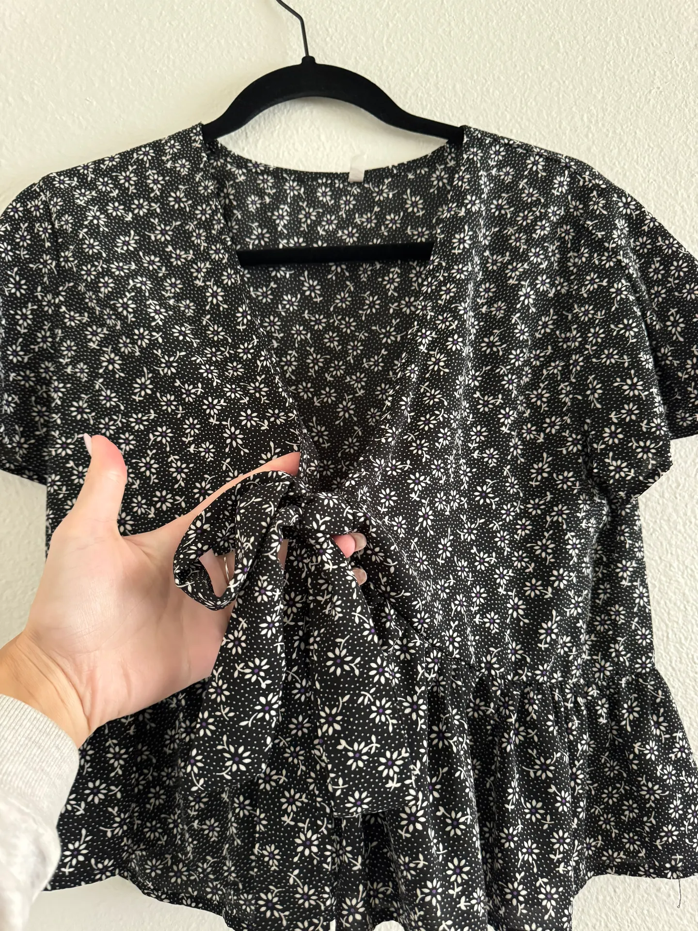 Tie In Front Shirt Multi Size M - Image 2