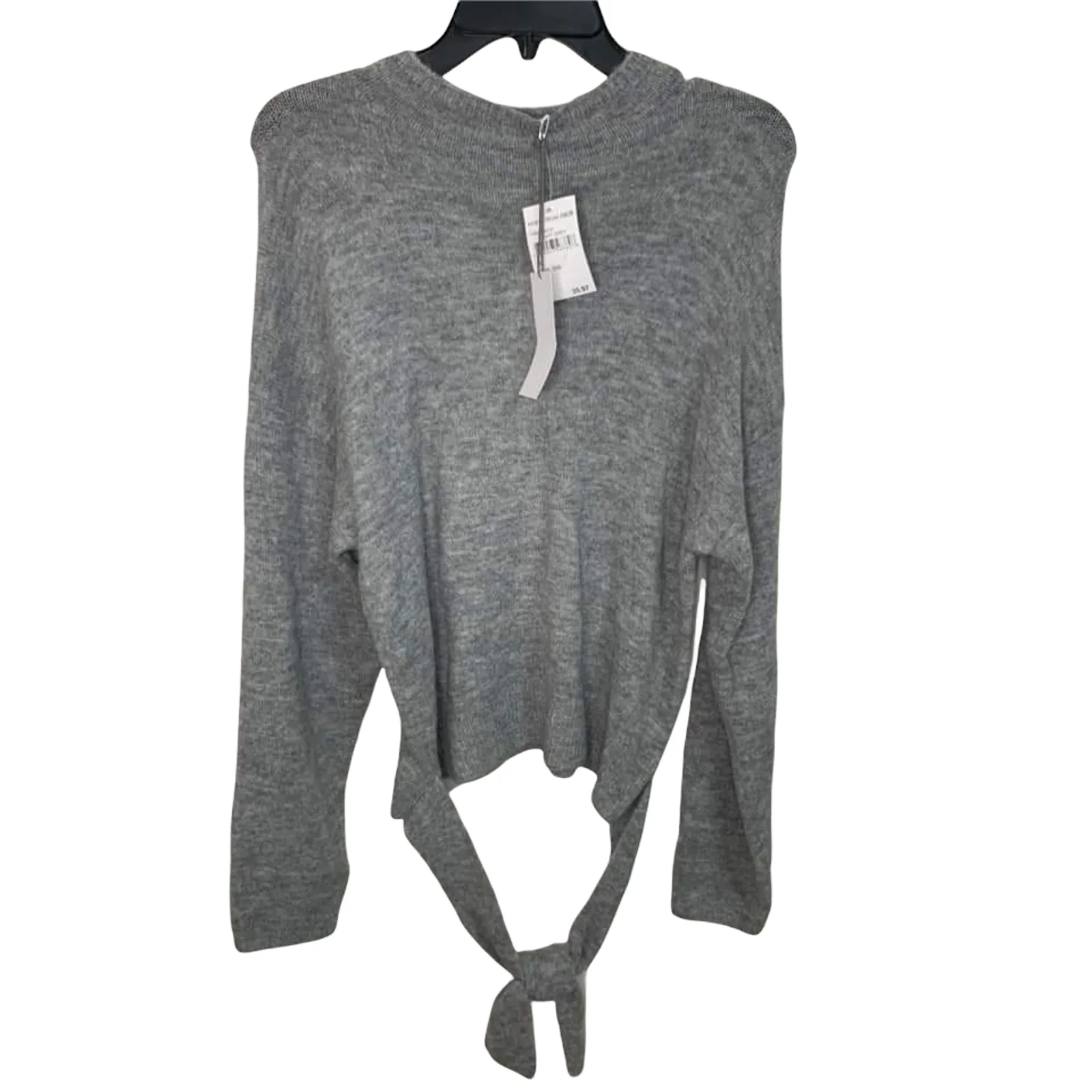 WAYF Light Grey Bow Soft‎ Sweater Size Medium NEW - Image 2