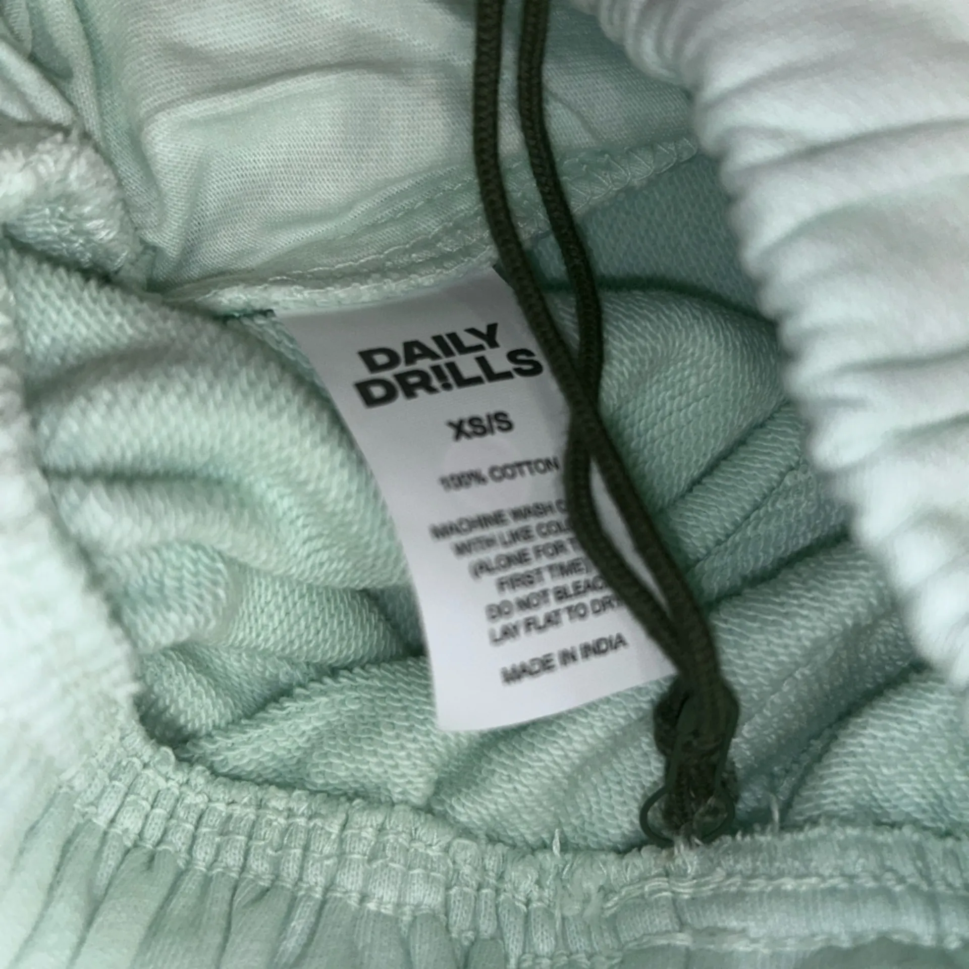 Daily Drills Surf Mint Green Sweat shorts XS/s New - Image 3