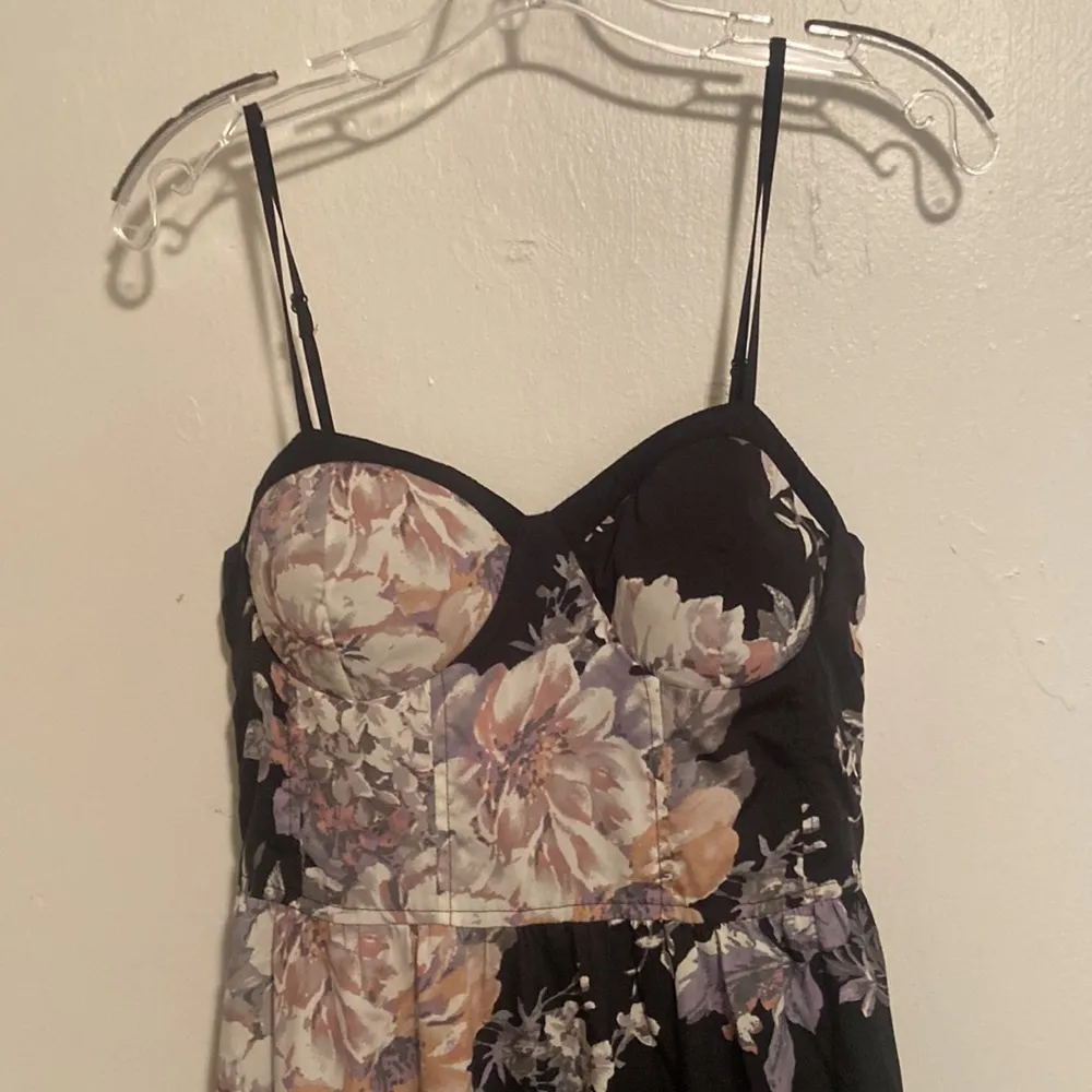 Band of Gypsies Corset Top Floral Maxi Dress - Image 2