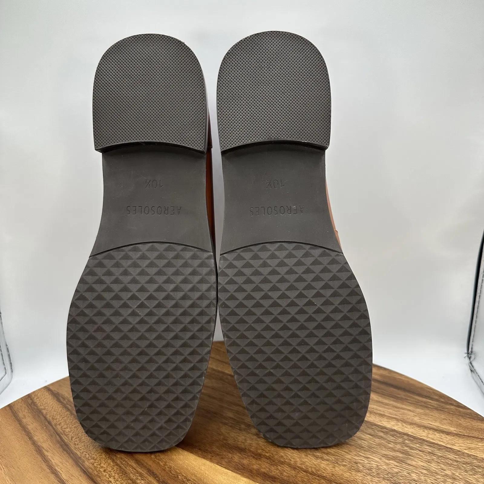 Aerosoles Percy Loafer Slip On‎ Brown Leather Preppy Retro 90s Women's 10.5M - Image 8