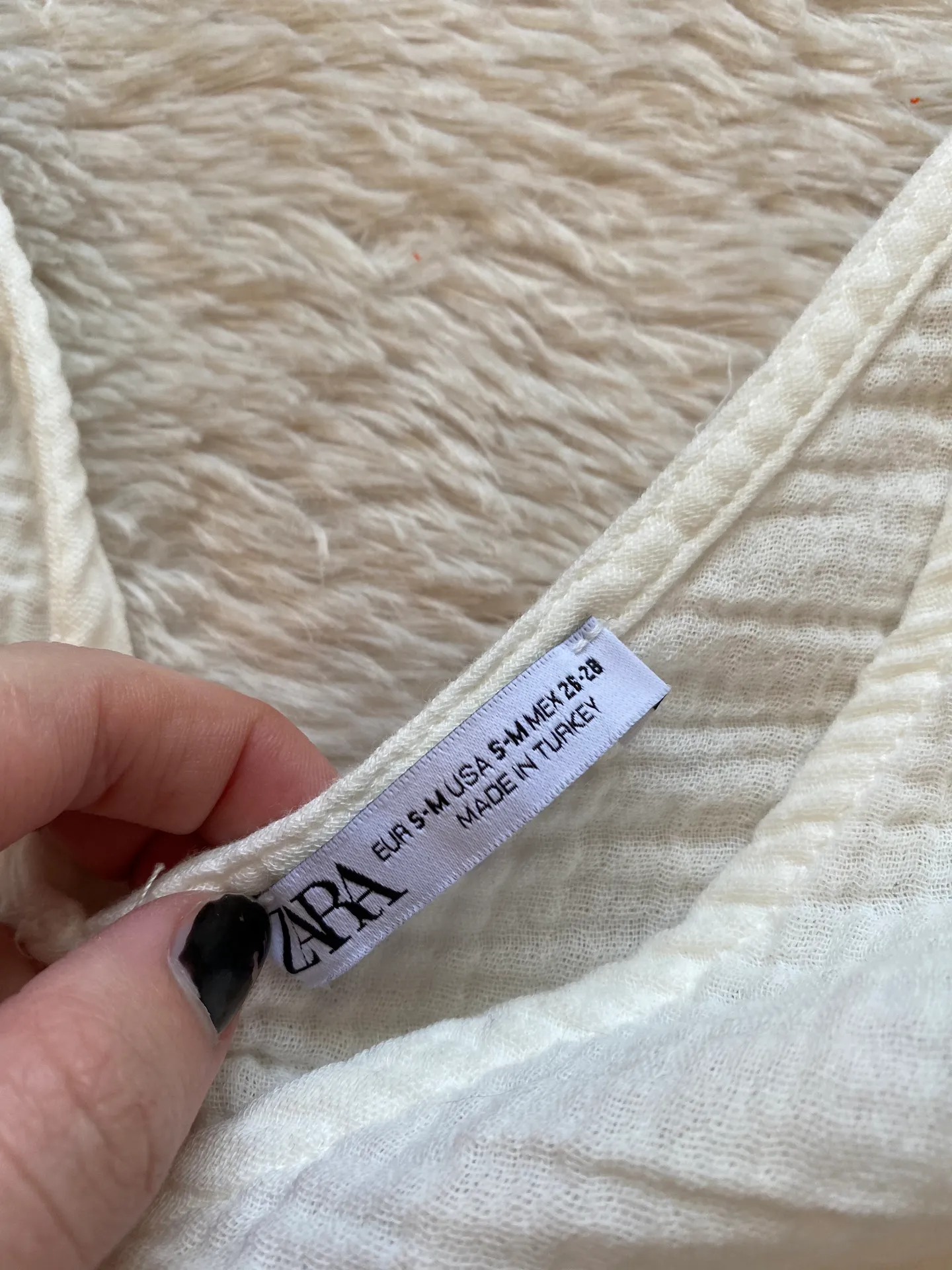 ZARA White Crop Tank - Image 5