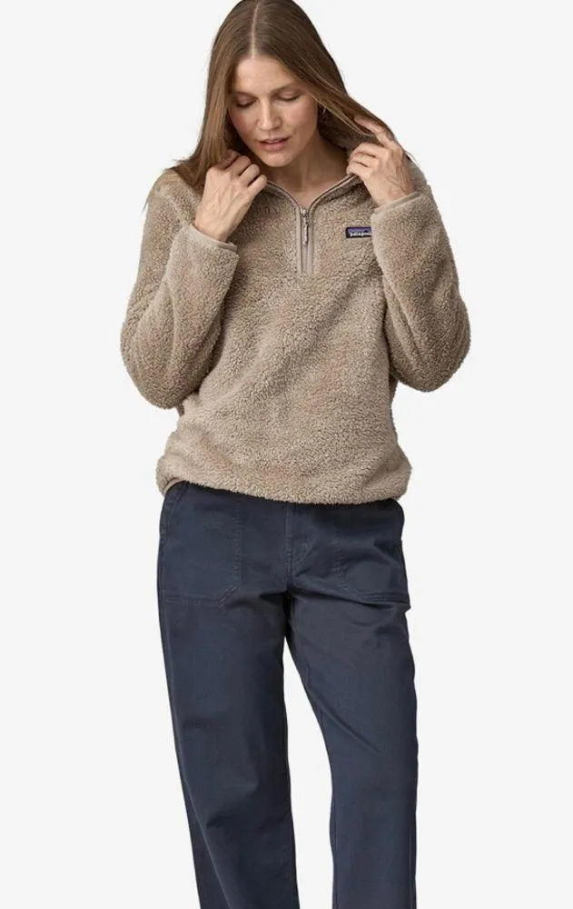 Patagonia Los Gatos 1/4 Zip Fleece Pullover Khaki women’s size L - Image 6