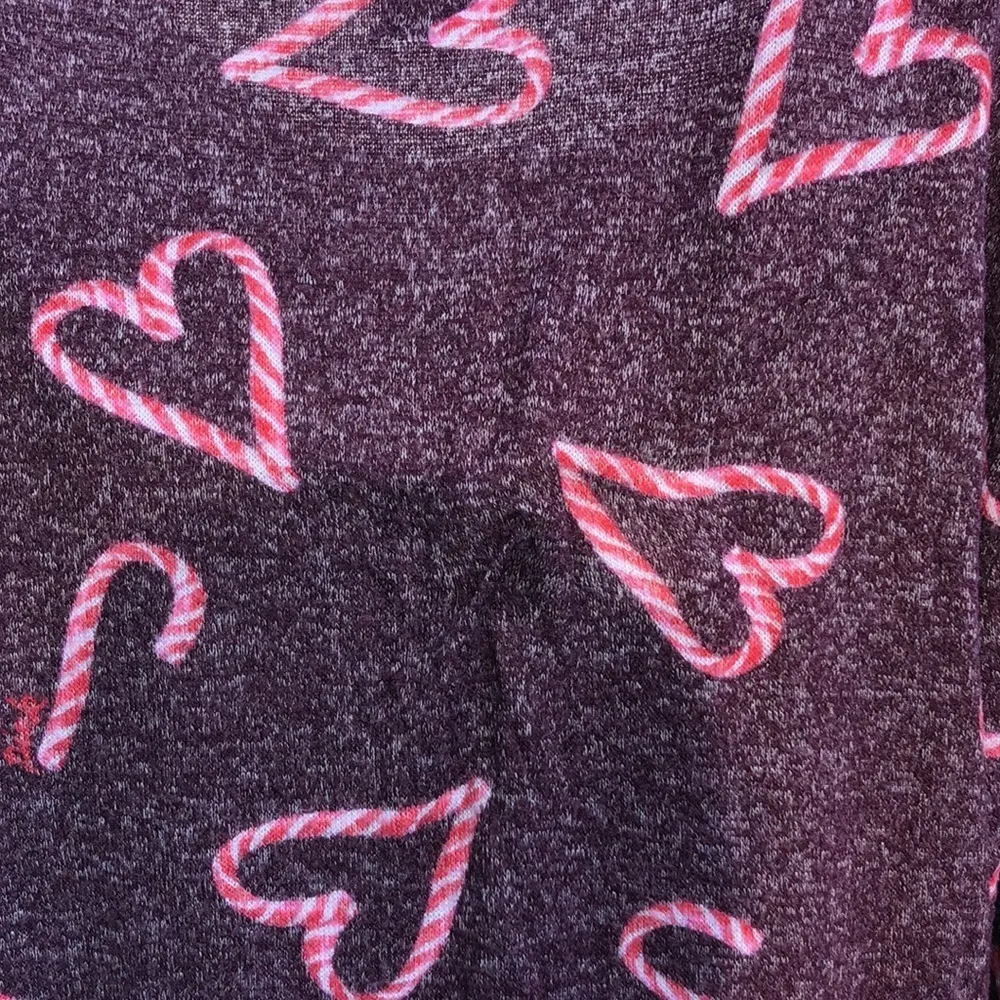 PINK Victoria's Secret candy cane long sleeve shirt Size large Christmas Soft​​​ - Image 5