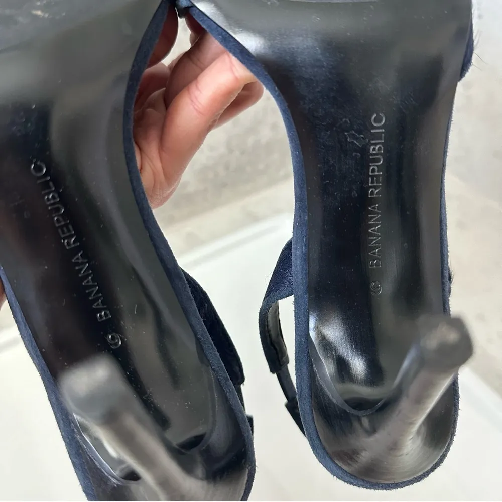 Women’s Calf Hair Slingback Heels Size 9 - Image 14