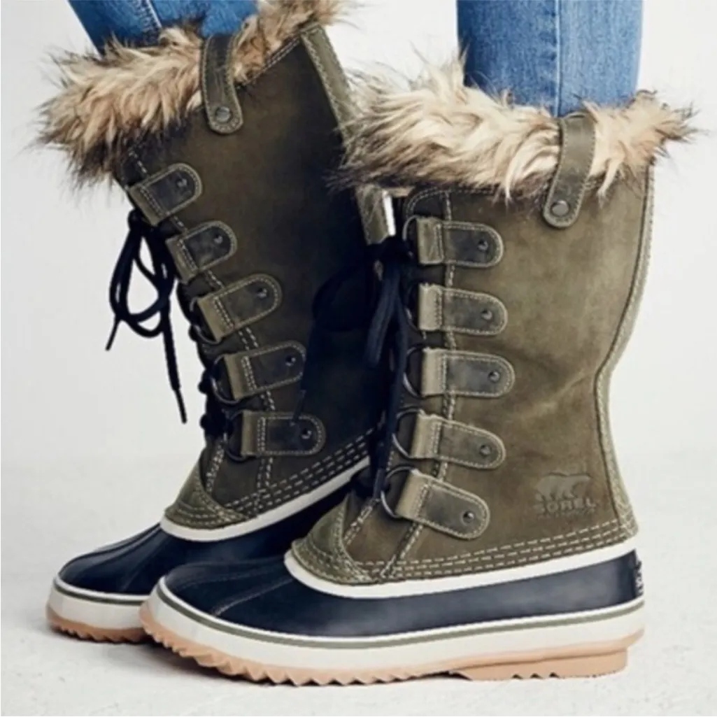 Sorel Joan Of Arctic Waterproof Boots winter snow size 8 leather - Image 8