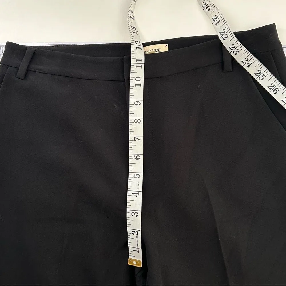 L’Agence Black Straight Leg High Rise Lined Dress Pants Size 6 - Image 9
