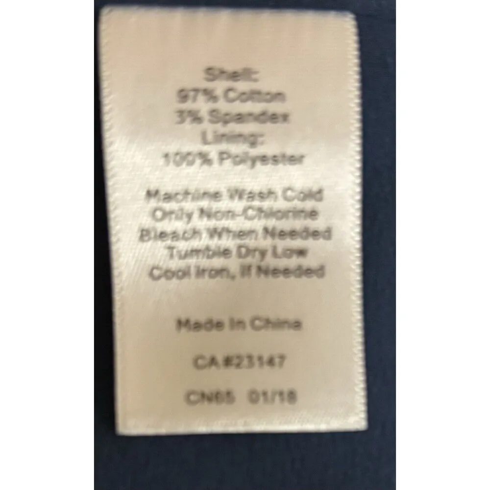 Talbots Blues & Pinks  Floral Knee-Length Pencil Skirt Size 14 Petite Career - Image 7