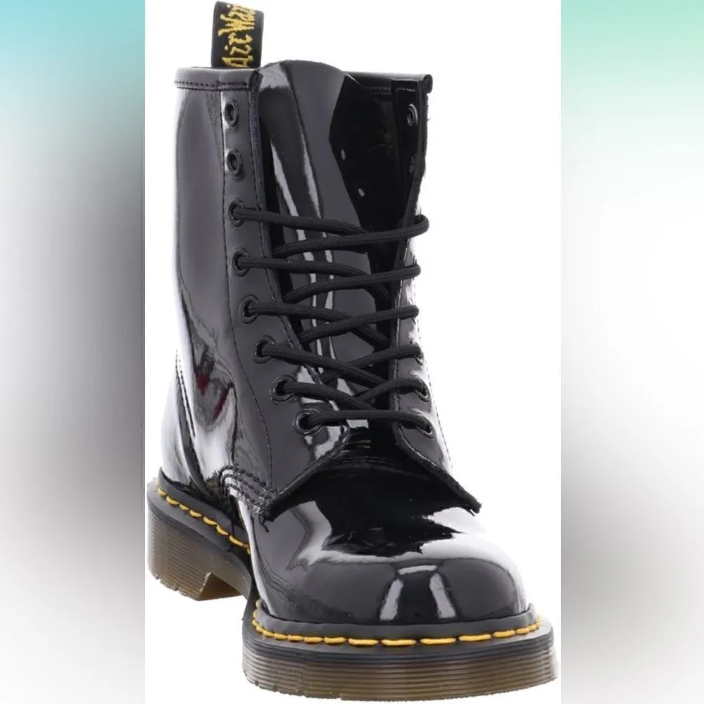 NWT Dr. Martens 1460 Women's Patent Leather Boots Fashion size 7 - Image 4