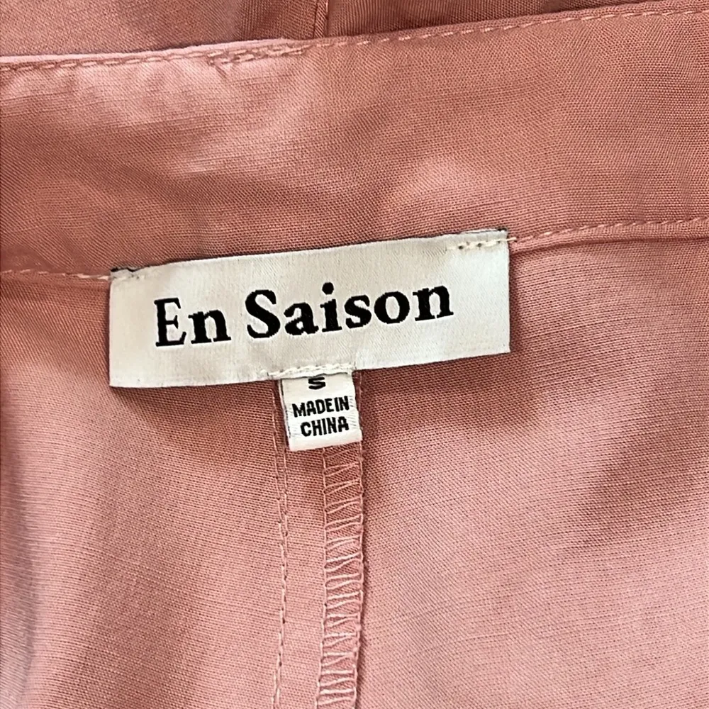 En Saison Valeria Trousers Pants Wide Leg Flowy Pastel Pink Small Anthropologie - Image 7