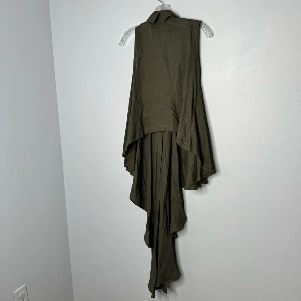 Carla olive green high low top size 2 - Image 3