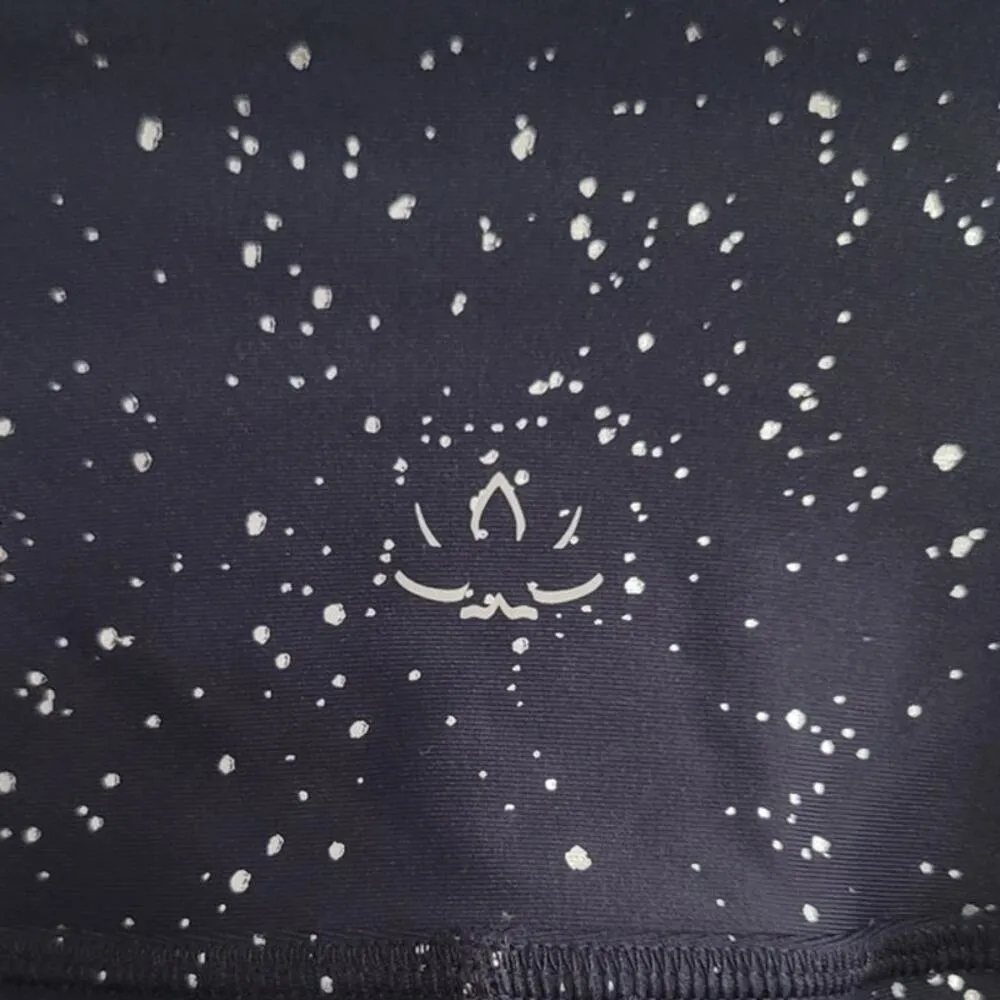 Beyond Yoga Alloy Ombre High Waisted Midi Leggings Blue Silver Speckle Small - Image 8