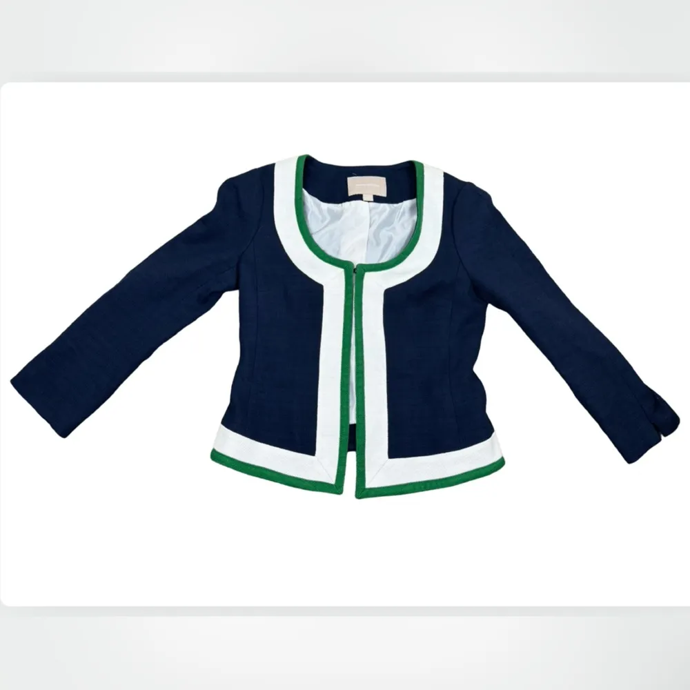 Banana Republic Navy Colorblock Blazer Jacket 2 - Image 7