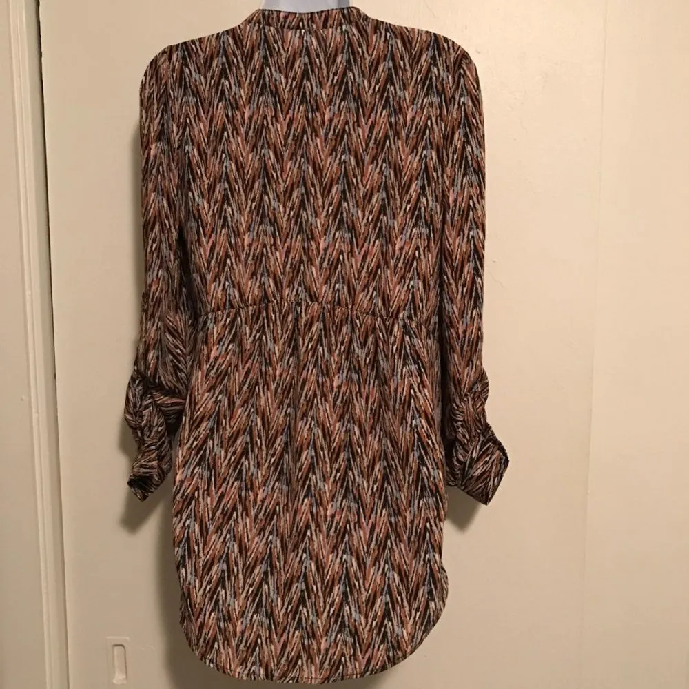 Xhilaration Tassel Tie Front Blouse - Image 5