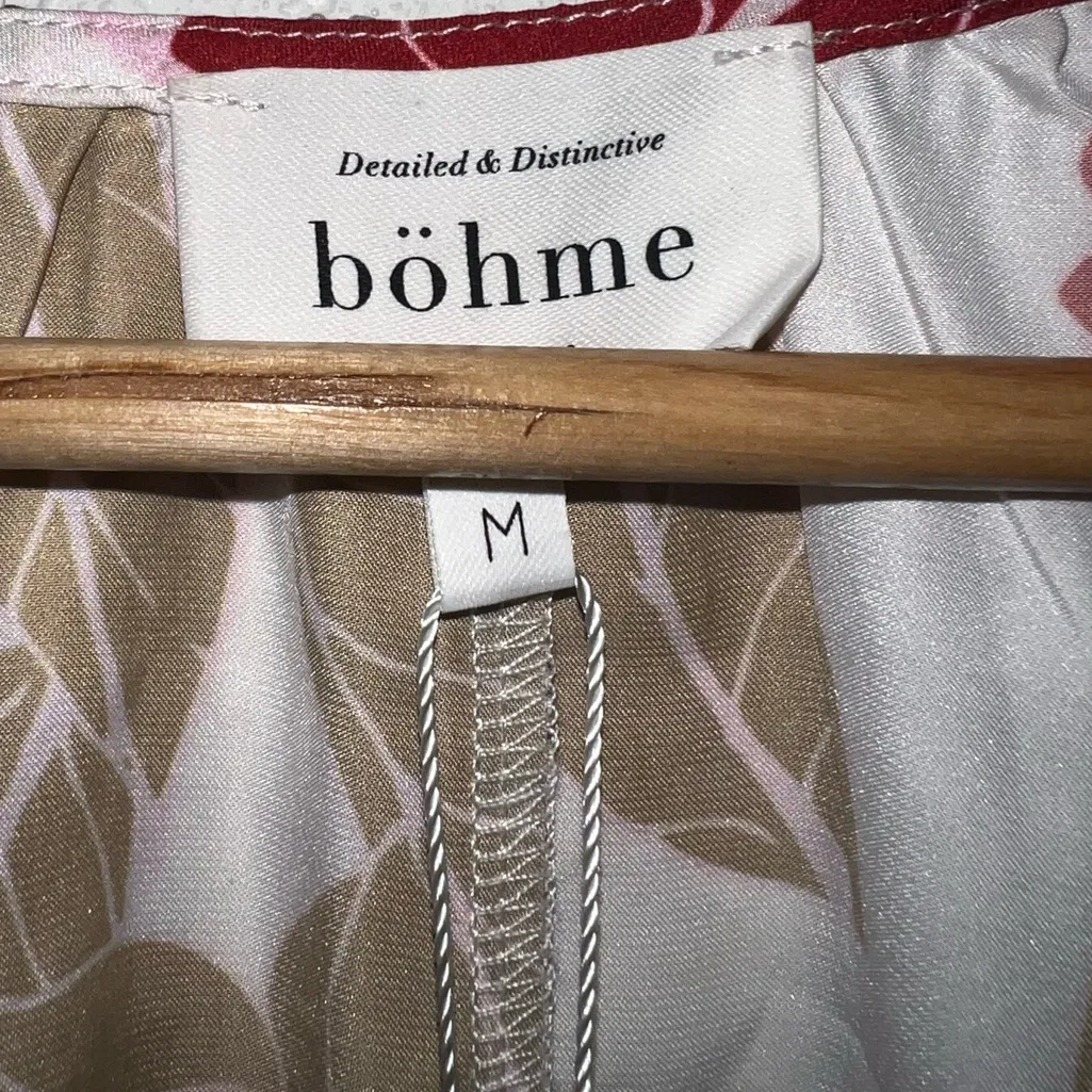 NWT Bohme Colorful Floral Print‎ Bodysuit Women’s Size M - Image 4