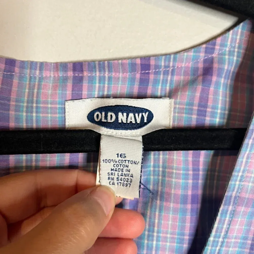 Y2K Vintage Old Navy pastel plaid dress - Image 3