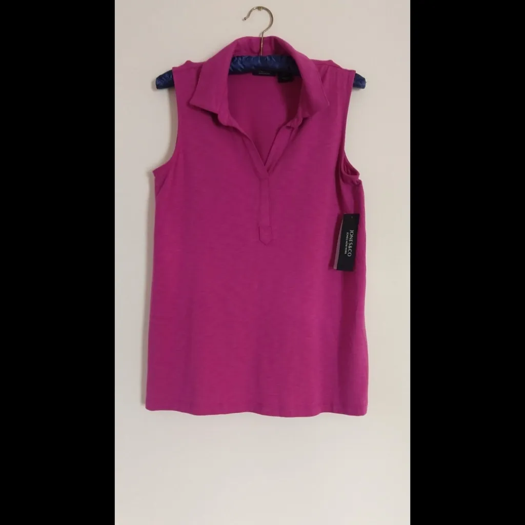 Jones & Co  Womens Pink Shirt Size Small - Image 4