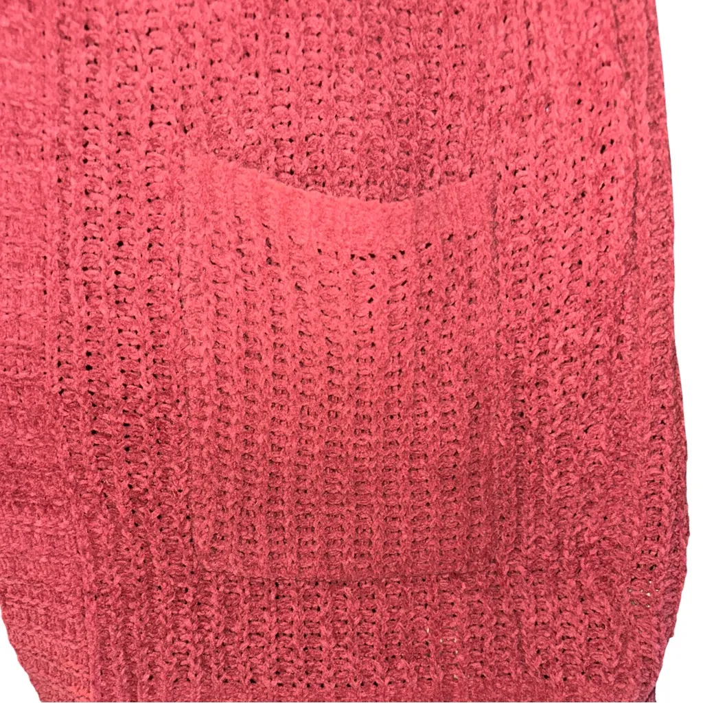 New In Boutique Oversized Cardigan with Pockets Red Size L - Image 5