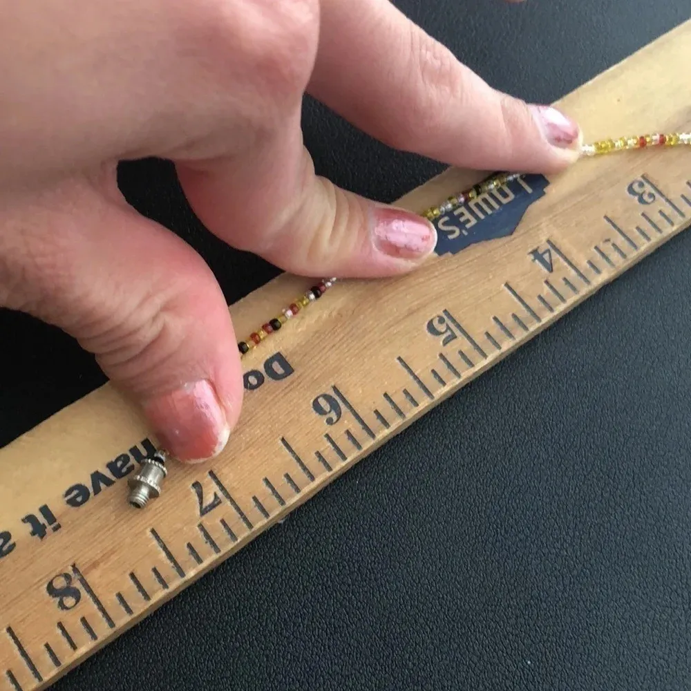 Vintage Seed Beads Bracelet - Image 2