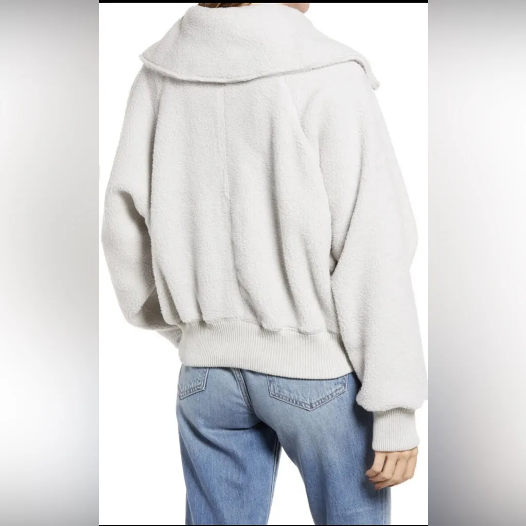 We the Free People Shasta Cardi Jacket in Morning Fog Size XL Revolve - Image 3