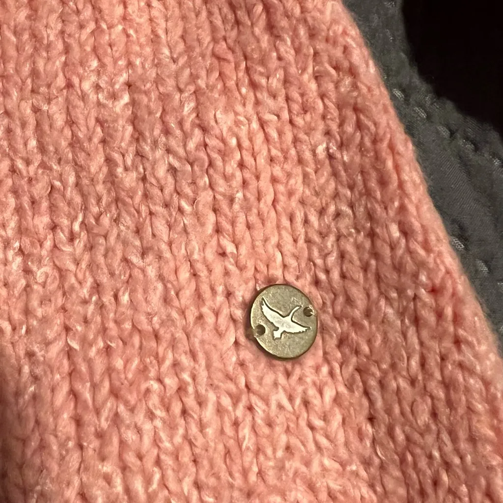 Eddie Bauer Sleepwear Soft Pink Cowl Neck Sweater K - Image 4