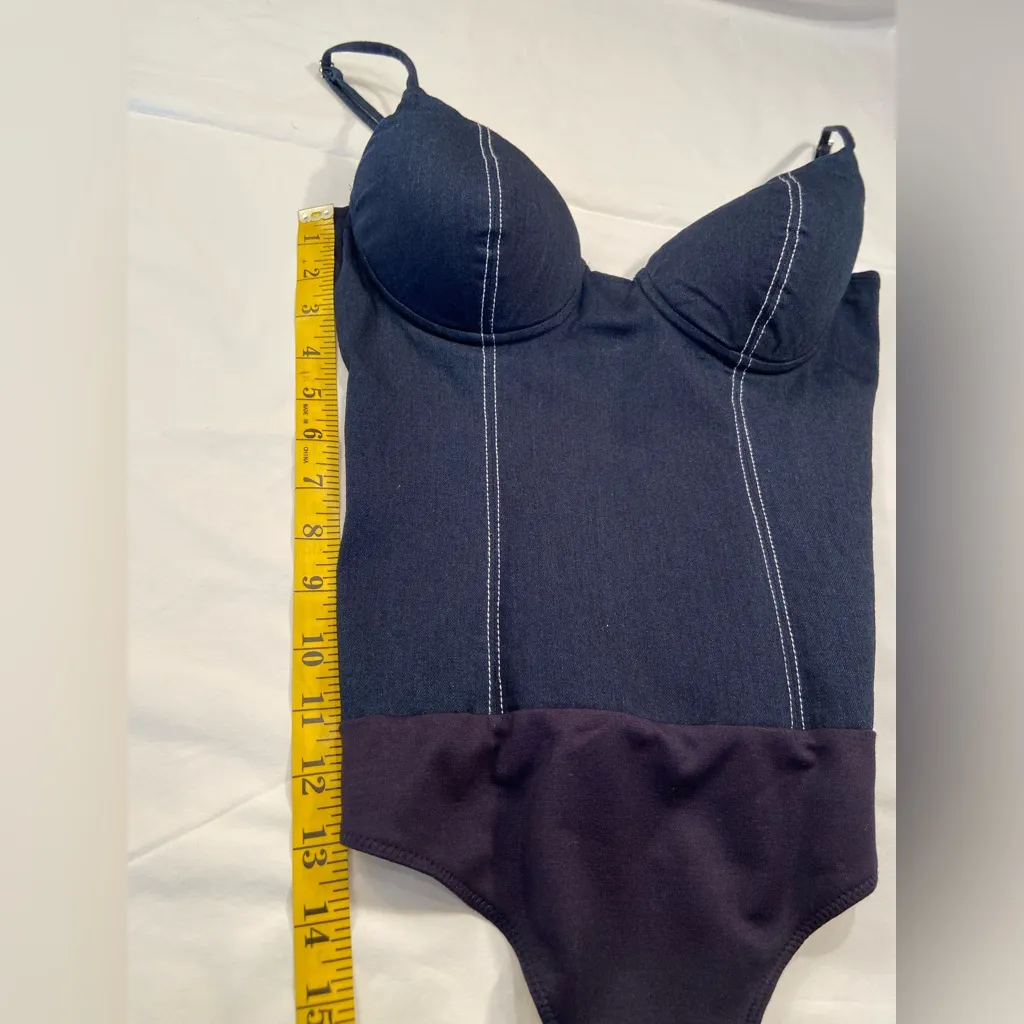 Revolve Sabina Body Suit in Indigo, Size‎ S - Image 4