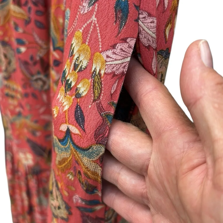 EUC EVEREVE Brielle Floral Sleeveless Midi Dress Size XS - Image 8