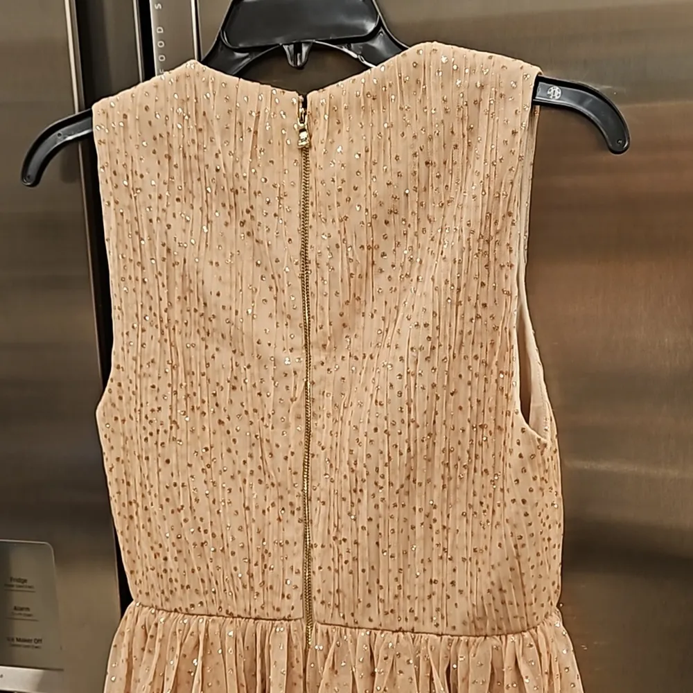 💕ALICE + OLIVIA💕 Monica Tulle Party Dress  ~ Natural Gold Glitter 4 NWT - Image 13