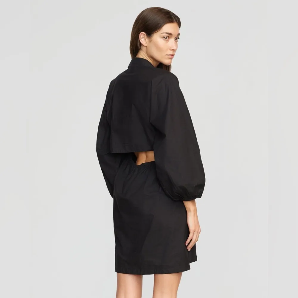 MODERN CITIZEN WHITE Clara Open-Back Button Down Dress - Image 4