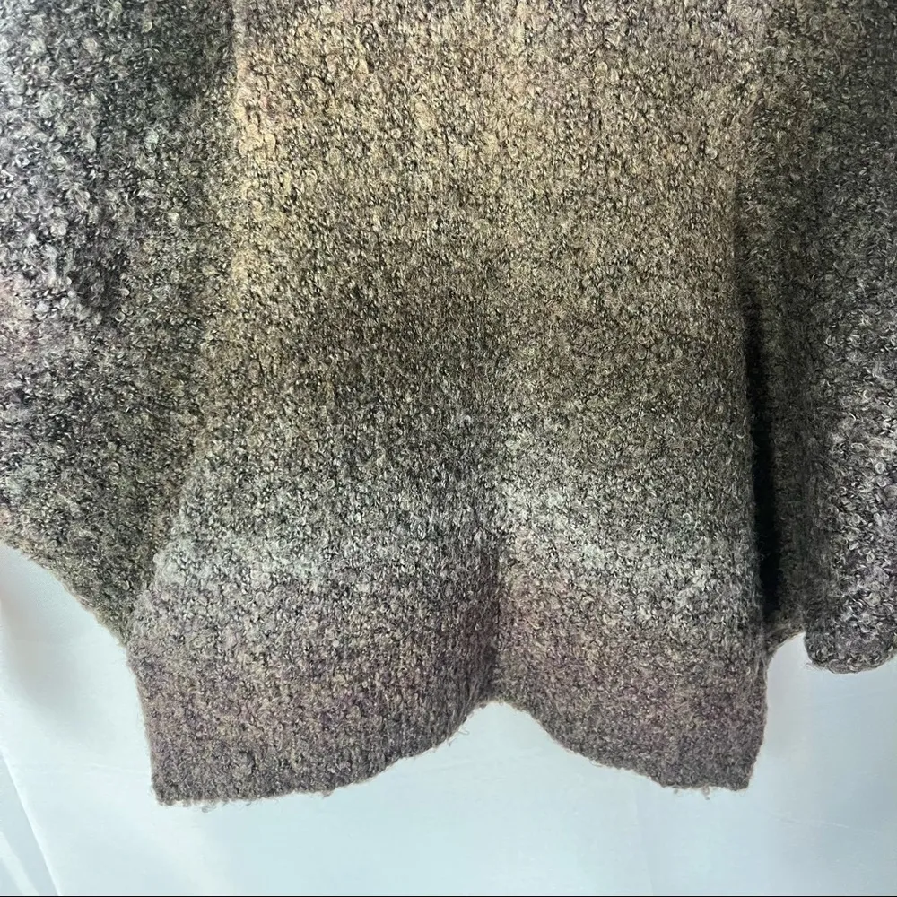 Boutique Kerisma Brown Knit Batwing Crewneck Pullover Sweater M - Image 4