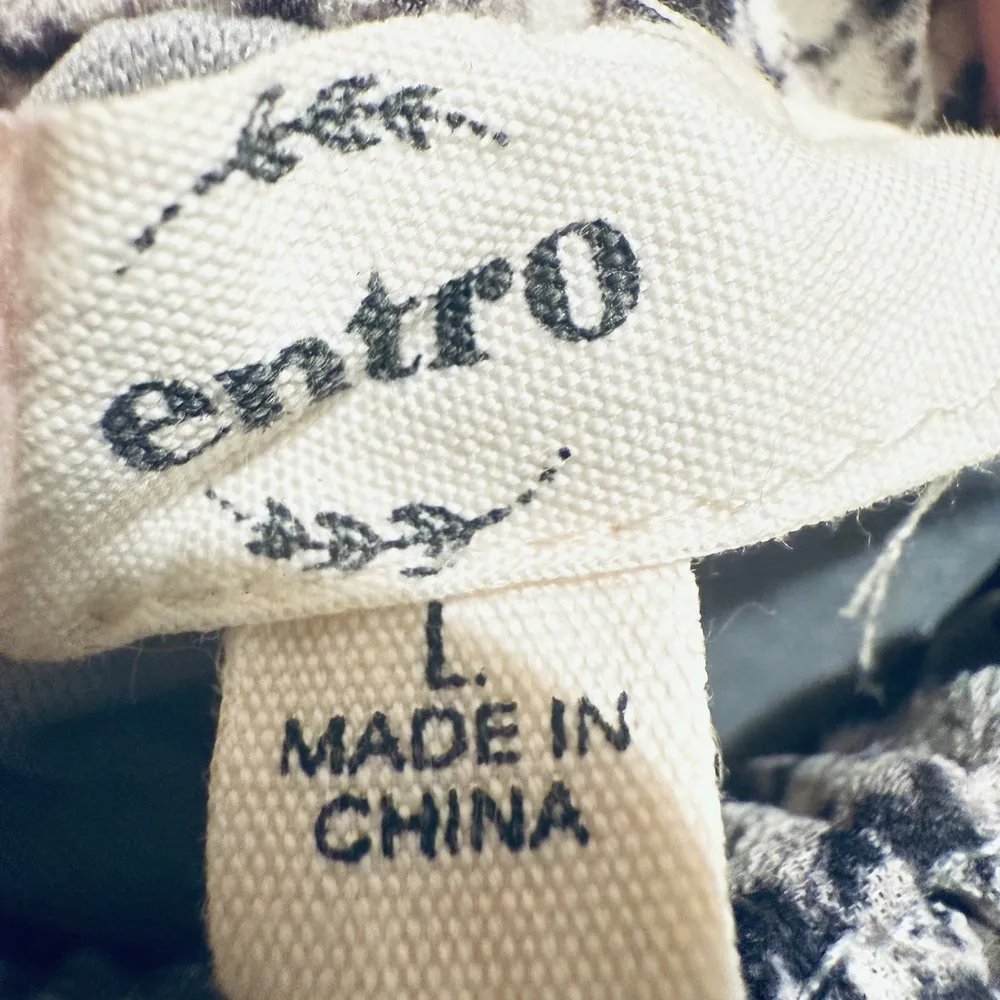 entro Snake Print Mini Skirt Ruffle Tiered Elastic Waist Trendy L - Image 2