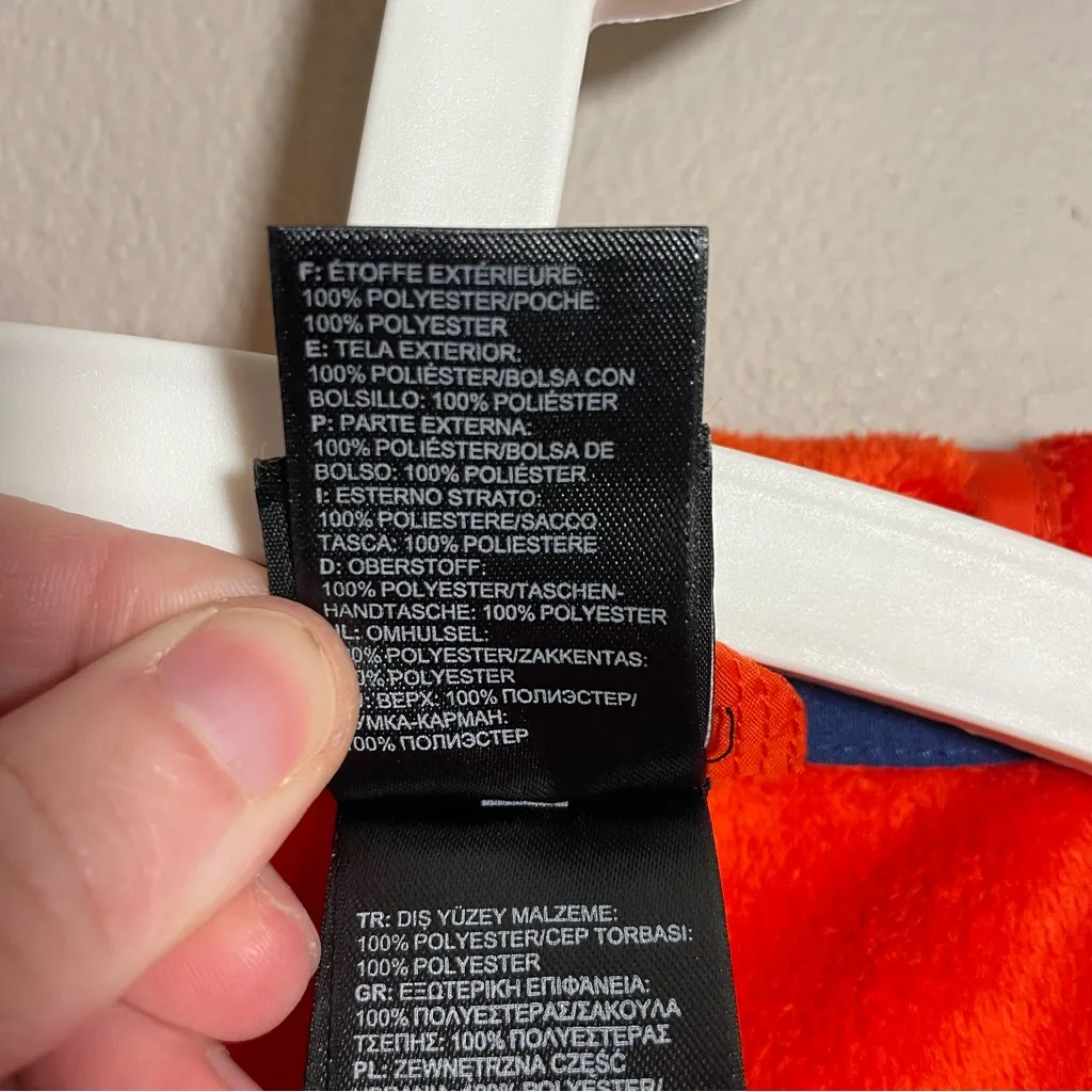 The North Face Morgan Plaid Softshell Jacket blue/orange medium - Image 12