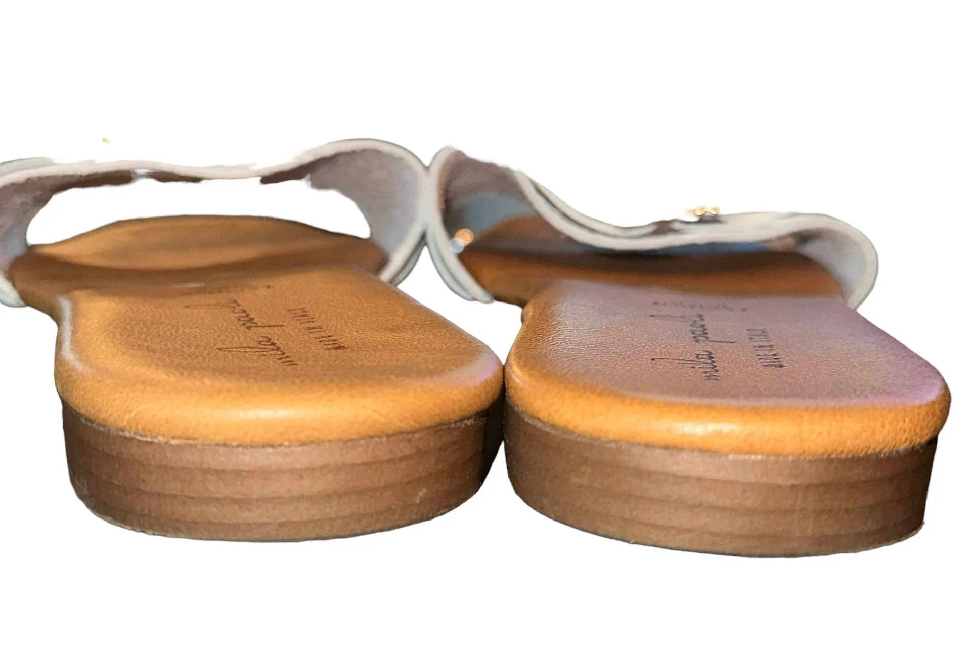 Mila Paoli Buckle Slide Sandals - Image 3