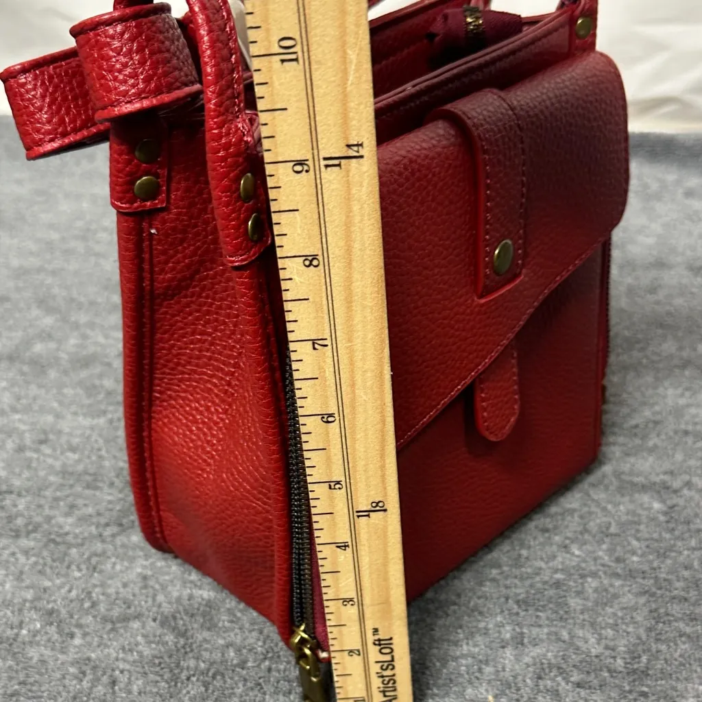 Elegant Red Crossbody Bag - Image 7