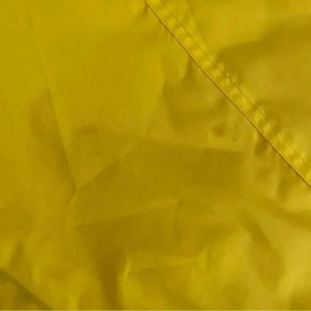 Lacoste Unisex Yellow Sportswear Outwear Wind Jacket Oversized Zipper SZ L - Image 9