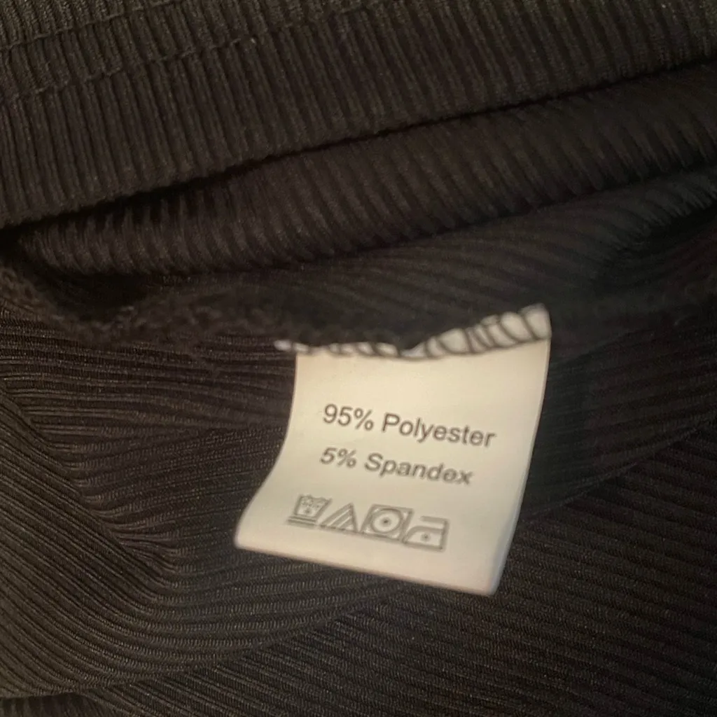 Natacata Chic Black Blouse with long Sheer Sleeves top dressy shirt NWT Size XL - Image 5