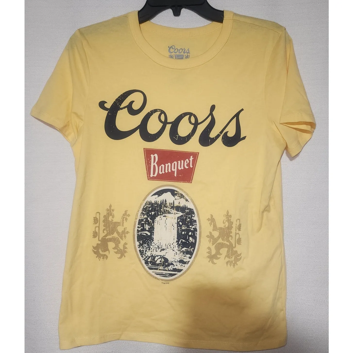 Coors banquet women's small shirt faded graphic - Image 2